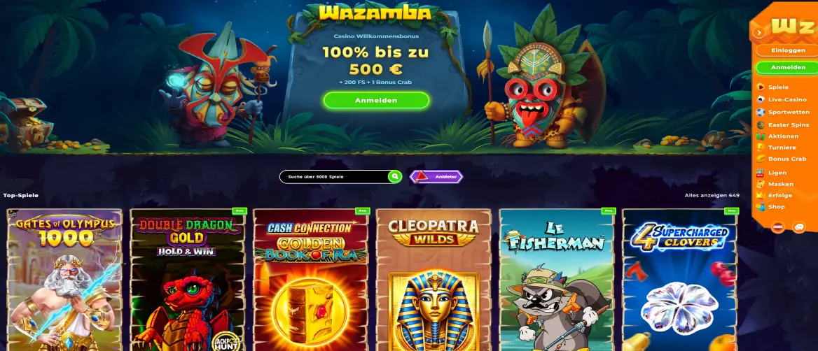 Wazamba Casino